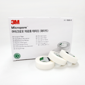 3M테이프 마이크로포 의료용테이프 화이트 1박스(24개입)